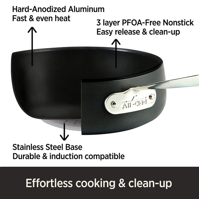 All-Clad HA1 Nonstick 10 Piece Cookware Set - Updated