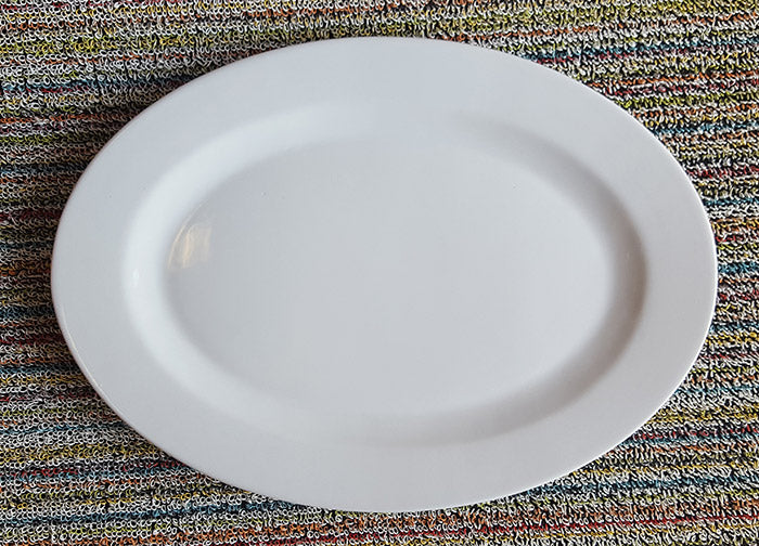 BIA Cordon Bleu 14" White Oval Platter