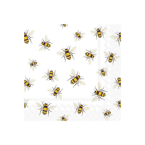 Save Bees Paper Beverage Napkins