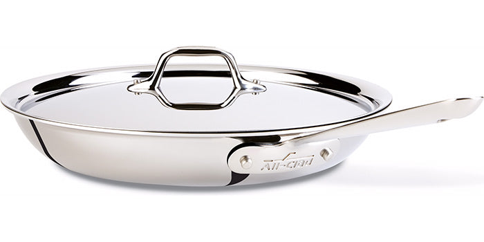 All-Clad D3 Stainless Steel Frying Pan with Lid