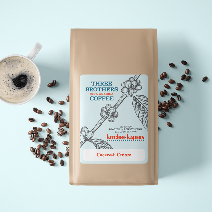 1 Lb Three Brothers Coconut Creme Coffee Beans