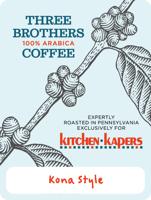 1 Lb Three Brothers Kona Style Coffee Beans