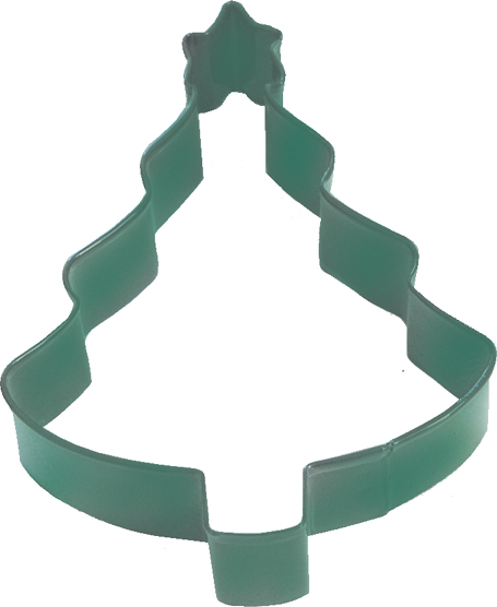 R & M Polyresin Coated Cookie Cutter- Tree with Star
