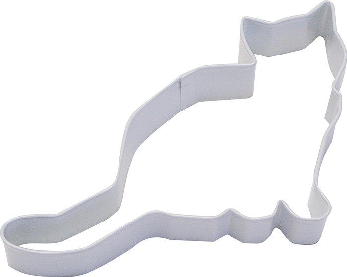 R & M Polyresin Coated Cookie Cutter- White Cat