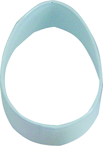 R & M Polyresin Coated Cookie Cutter- White Easter Egg