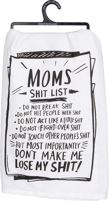 Primitives by Kathy Mom's List Tea Towel