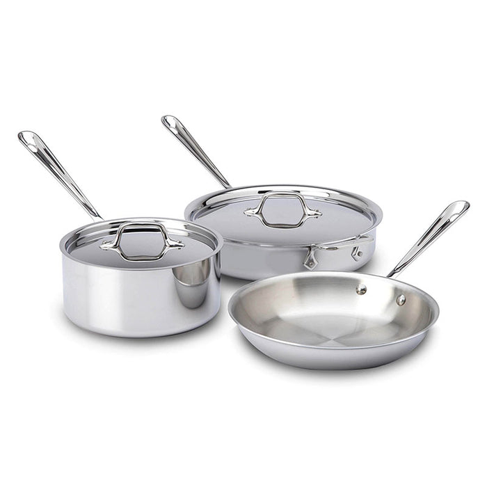 All-Clad D3 Stainless Steel 5 Piece Set