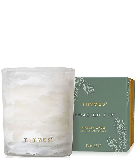 Thymes Frasier Fir Tidings 6.5 ounce Poured Candle