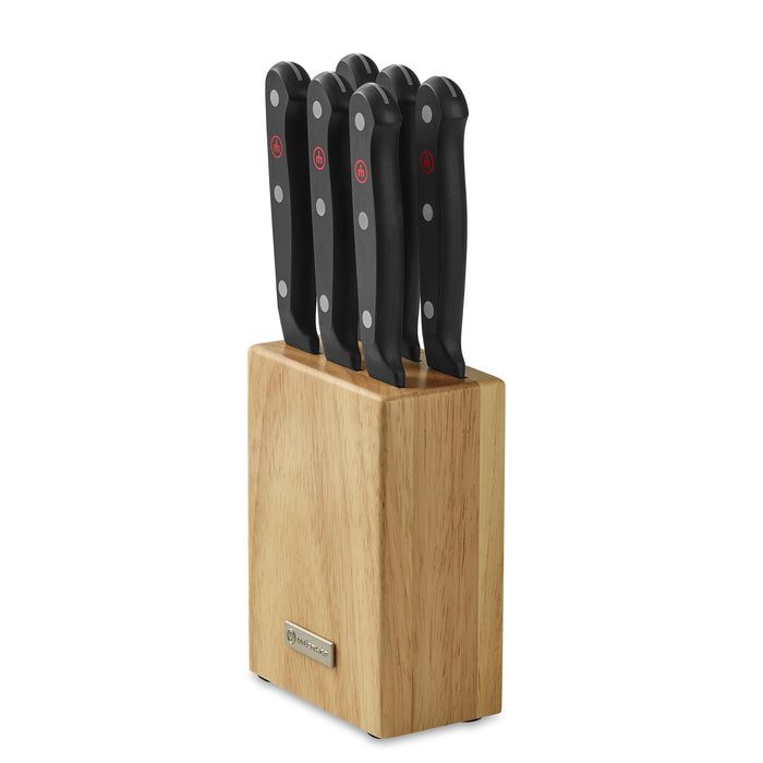 Wusthof Gourmet 7 Piece Steak Knife Block Set