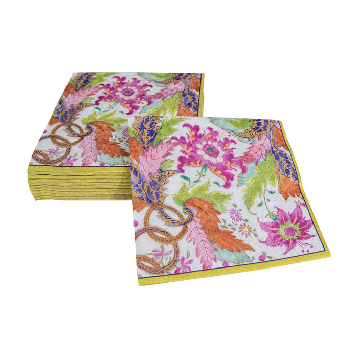 Tobacco Leaf Paper Beverage Napkins