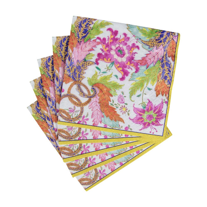 Tobacco Leaf Paper Beverage Napkins