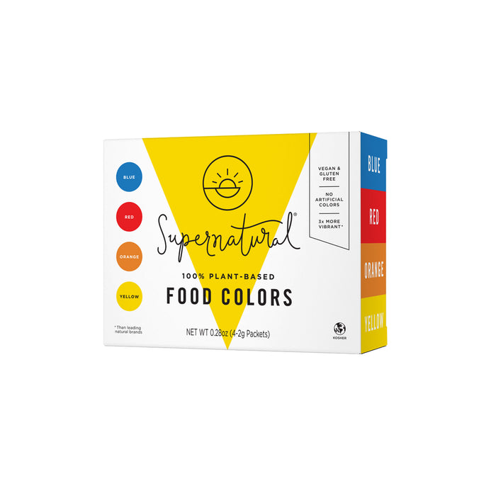 Supernatural Set of 4 Plant-Based Food Colors
