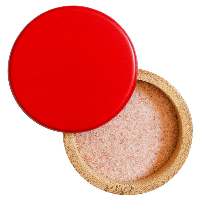 Totally Bamboo Red Swivel Top Salt Cellar