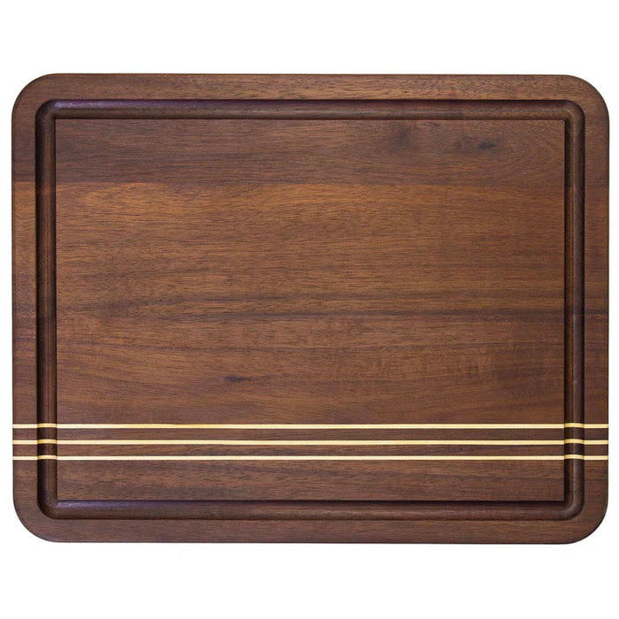 Rock & Branch Dark Acacia Pinstripe Board