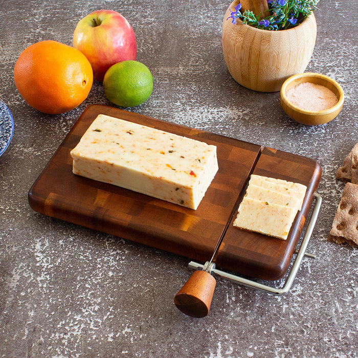 Rock & Branch Acacia Serving Board with Cheese Slicer