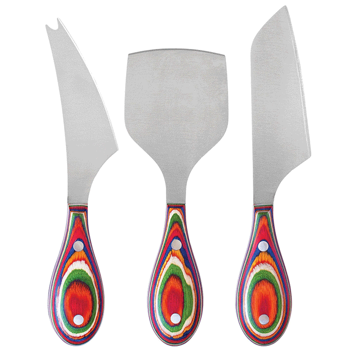 Totally Bamboo Marrakesh 3-Piece Cheese Knife Set