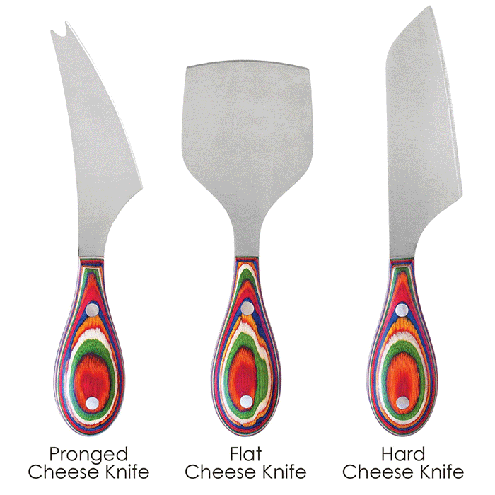 Totally Bamboo Marrakesh 3-Piece Cheese Knife Set