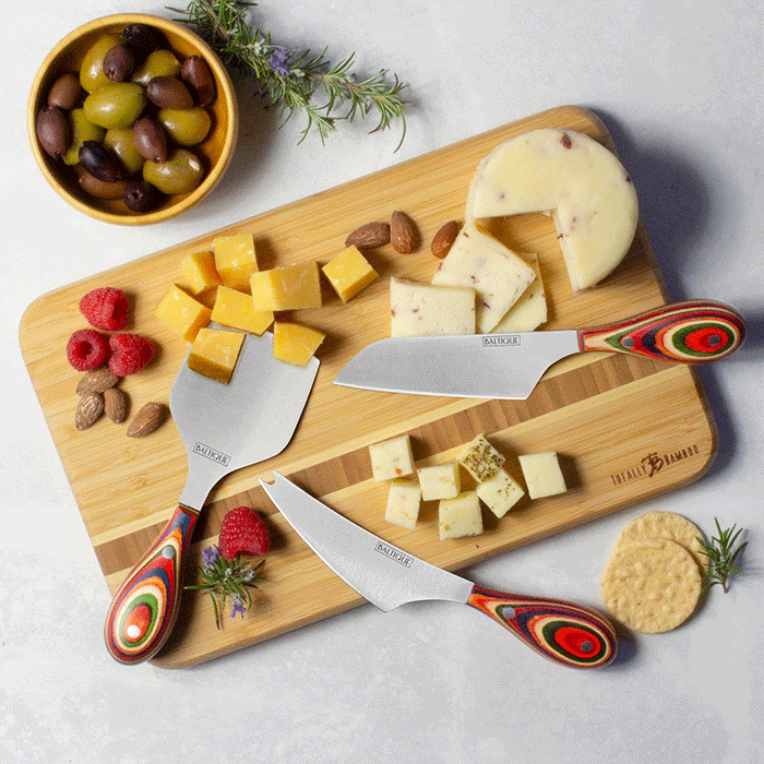 Totally Bamboo Marrakesh 3-Piece Cheese Knife Set