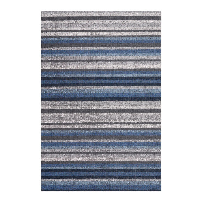 Chilewich Deep Sea Horizon Stripe Shag Rug