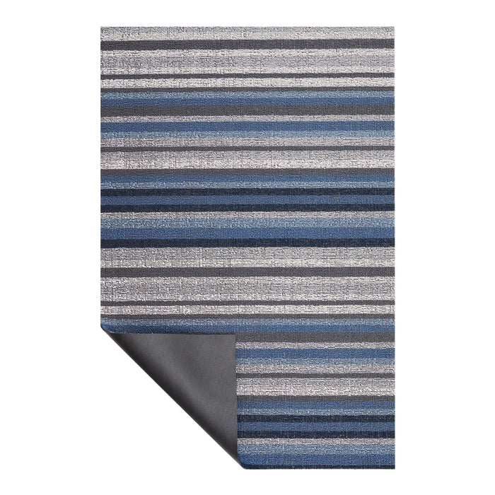 Chilewich Deep Sea Horizon Stripe Shag Rug