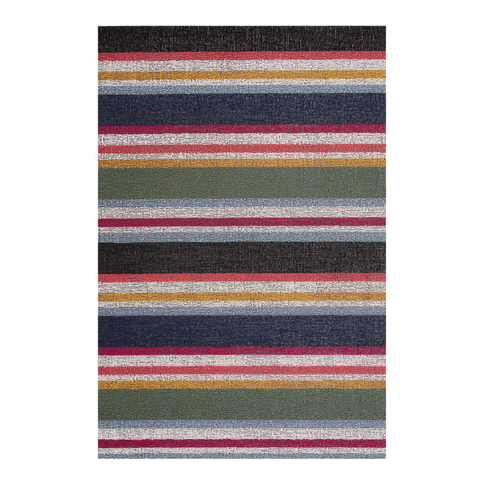 Chilewich Petunia Shuffle Stripe Shag Rug