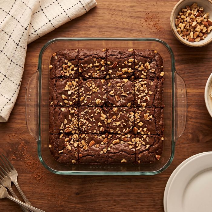 Mrs. Anderson's Baking 8" Glass Brownie Pan