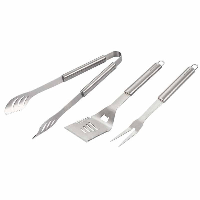 Le Creuset 3 Piece Stainless Steel Alpine Outdoor Grilling Tool Set