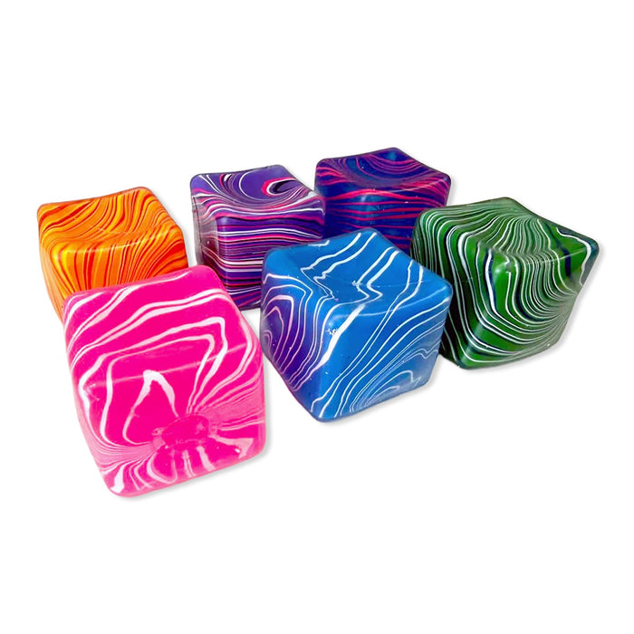 Fun Doh Swirl Squishy Cube - Assorted Colors