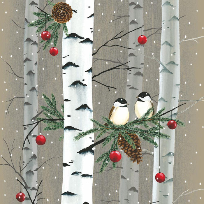 Birch & Birds Paper Beverage Napkins