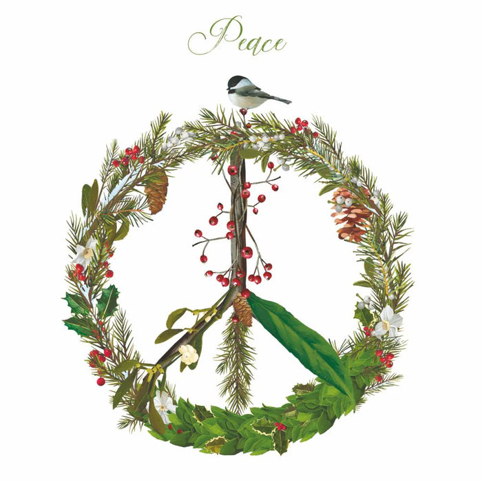 Peace On Earth Paper Beverage Napkins