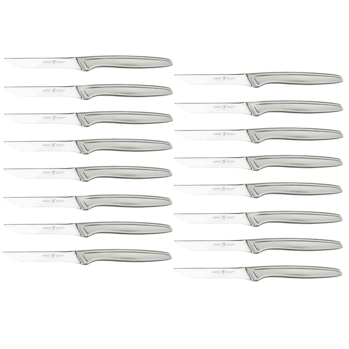 Henckels 16-Piece Stainless Steel Steak Knife Set