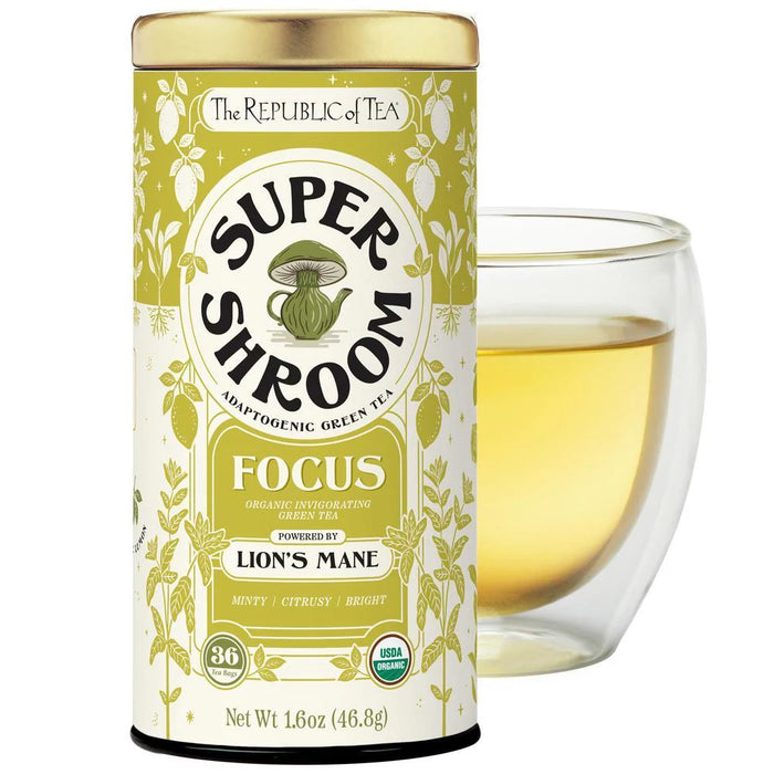 Republic of Tea Lion's Mane Focus Supershroom Green Tea