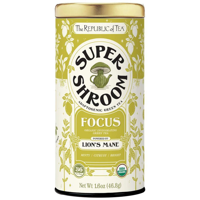 Republic of Tea Lion's Mane Focus Supershroom Green Tea