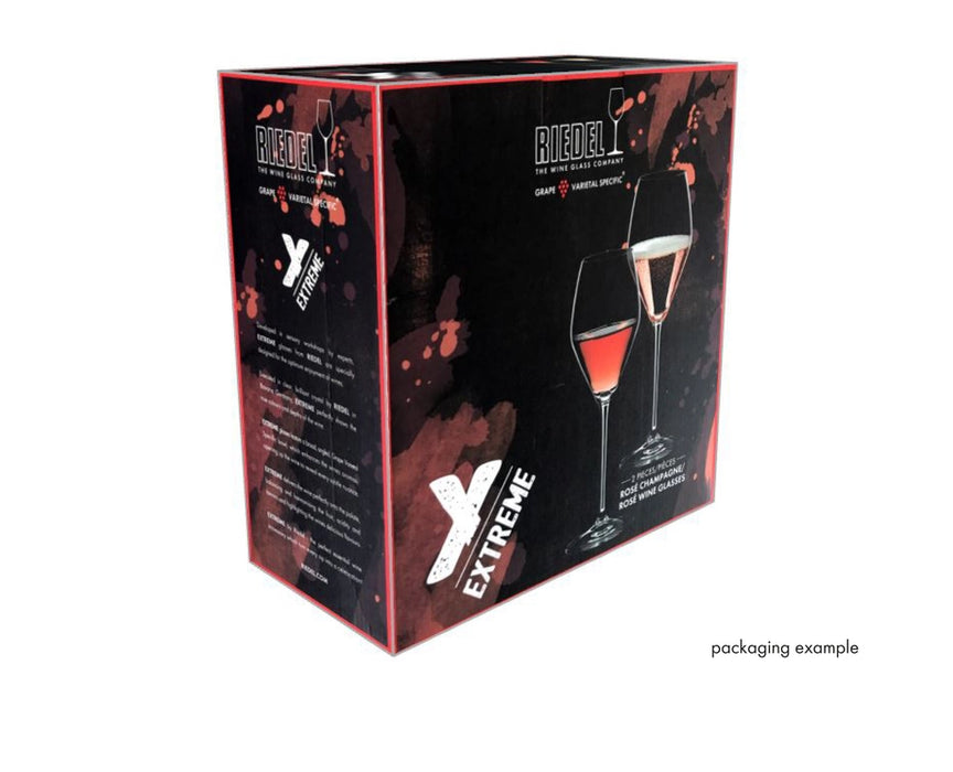 Riedel Set of 2 Extreme Rose/Champagne Glasses