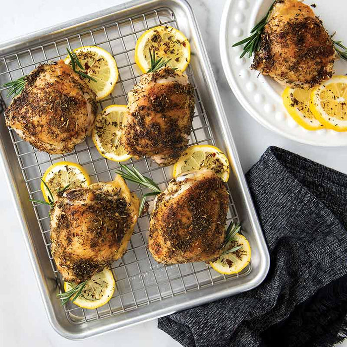 Nordic Ware Naturals Sheet Pan with Oven-Safe Nonstick Grid