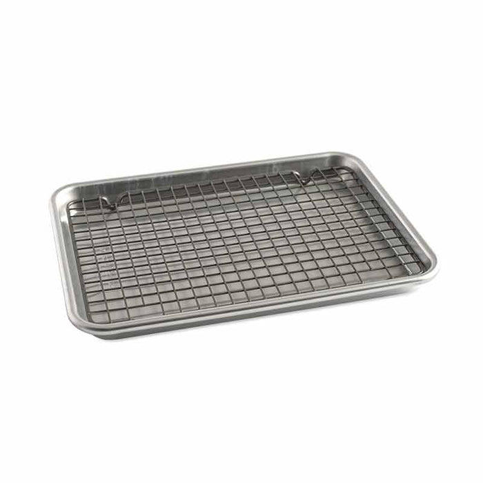 Nordic Ware Naturals Sheet Pan with Oven-Safe Nonstick Grid