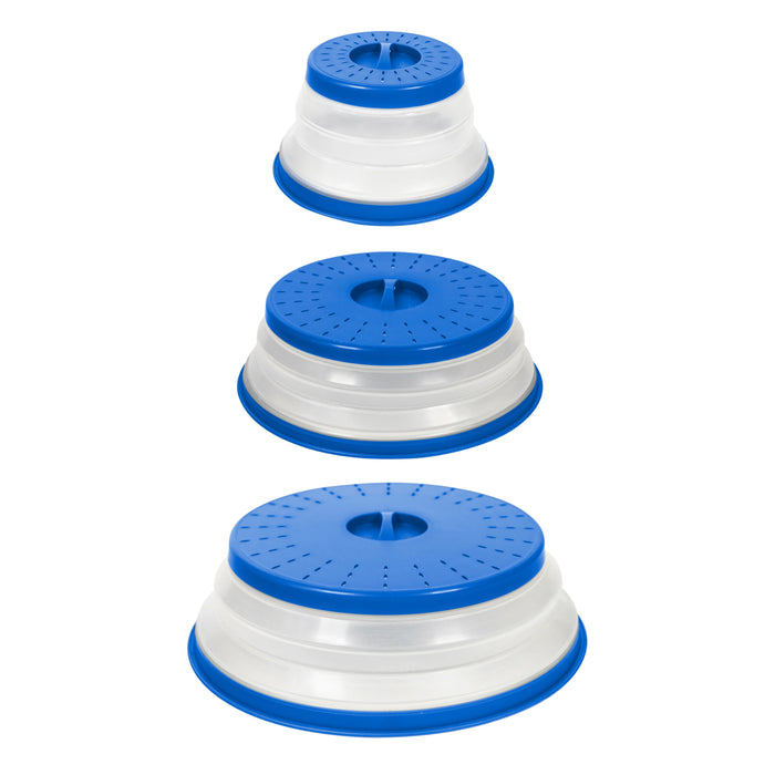 Tovolo Set of 3 Collapsible Microwave Food Covers