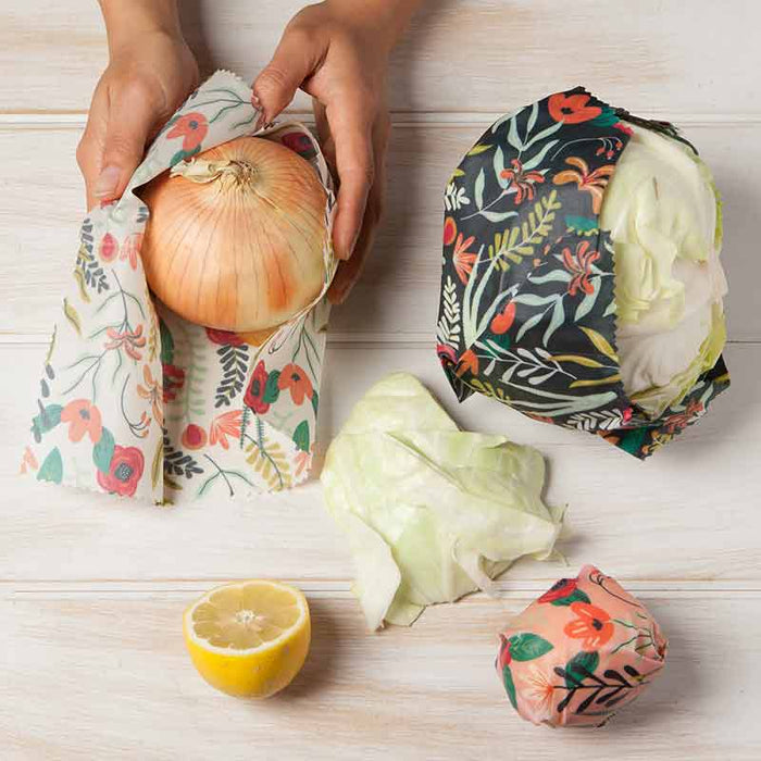 Now Designs Ecologies Set of 3 Beeswax Food Wraps