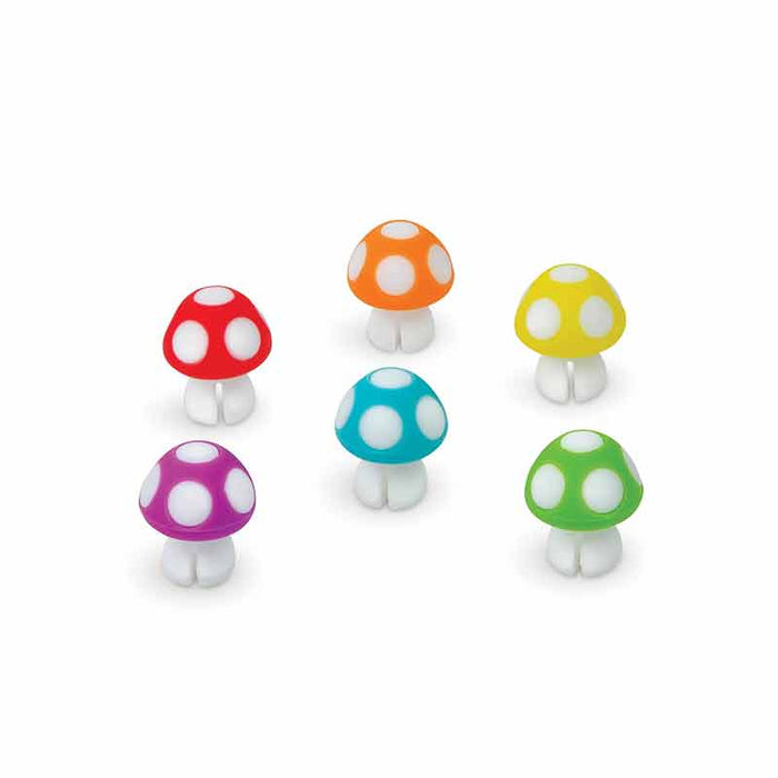 Fred Set of 6 Tiny Toadstool Drink Markers