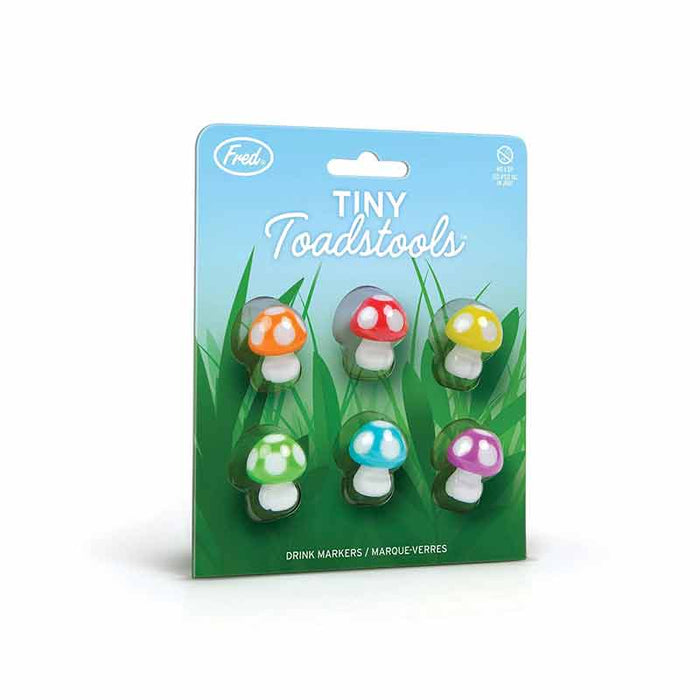Fred Set of 6 Tiny Toadstool Drink Markers