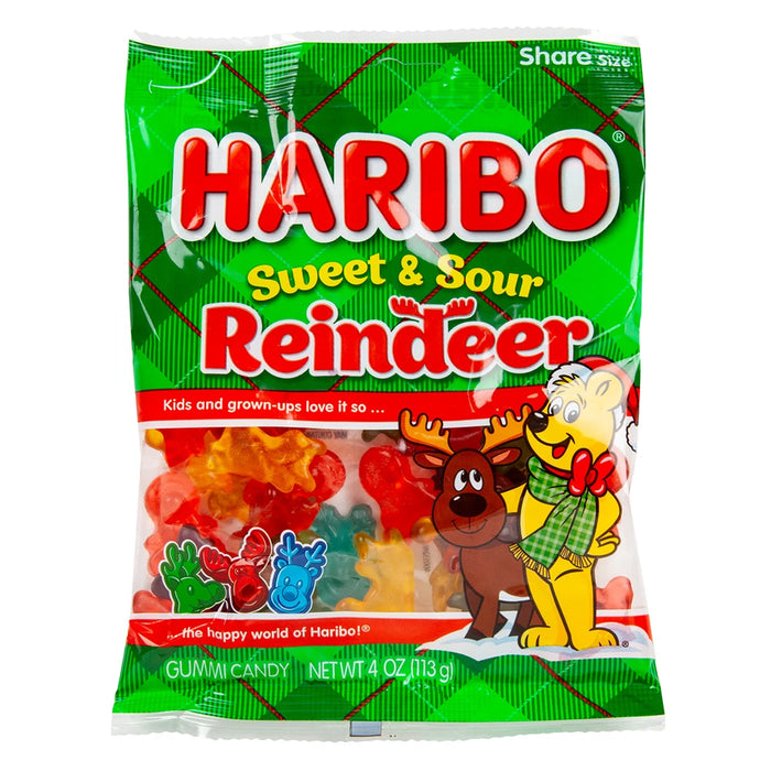 Haribo Sweet and Sour Reindeer Gummies