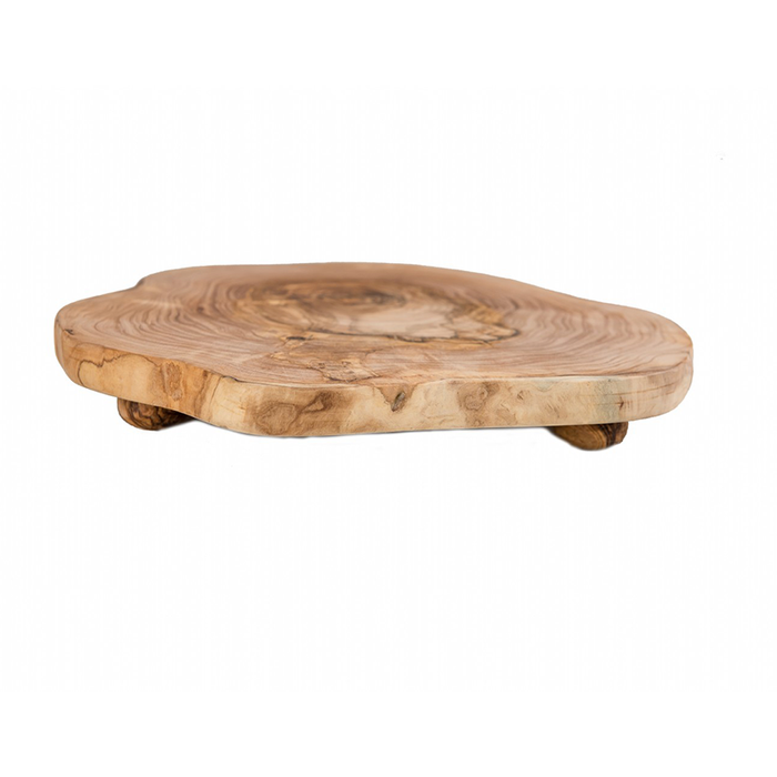 Lipper Olive Wood Footed Server