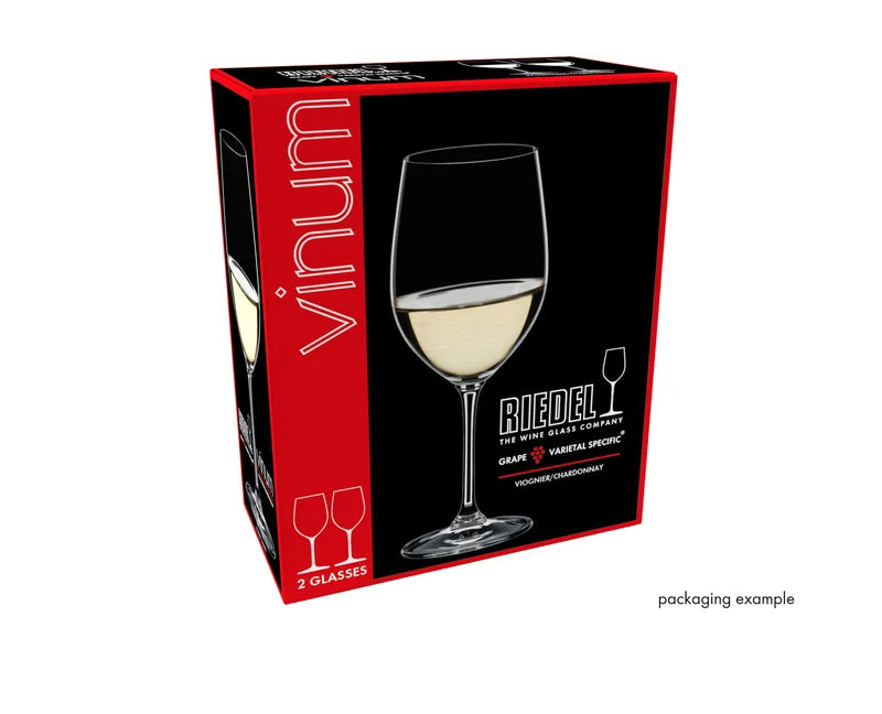 Riedel Set of 2 Vinum Viognier/Chardonnay Wine Glasses with Polishing Cloth