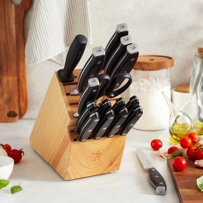 J.A. Henckels International NEW Forged Premio 17 Piece Knife Block Set