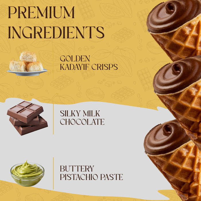 Dubai Chocolate Cones