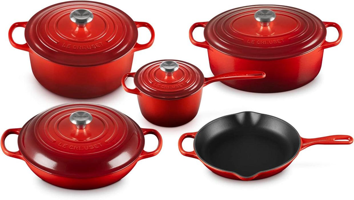 Le Creuset 9 Piece Signature Cookware Set