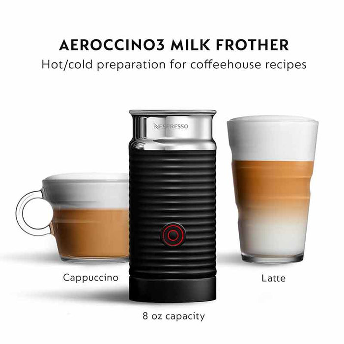 Delonghi Nespresso Vertuo Plus and Aeroccino Bundle