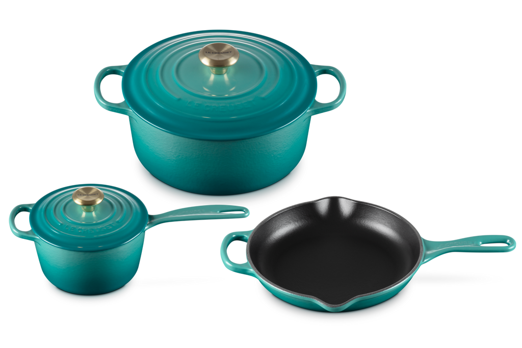 Creuset（ル・クルーゼ） Le 5点セット CREUSET 【美品】LE 食器 公式 セット カップ ティーポット 食器
