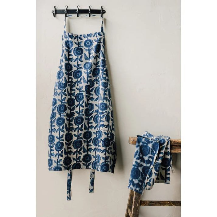 Danica Heirloom Gilia Block Print Apron