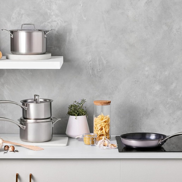 Le Creuset Essentials Stainless Steel 7 Piece Cookware Set